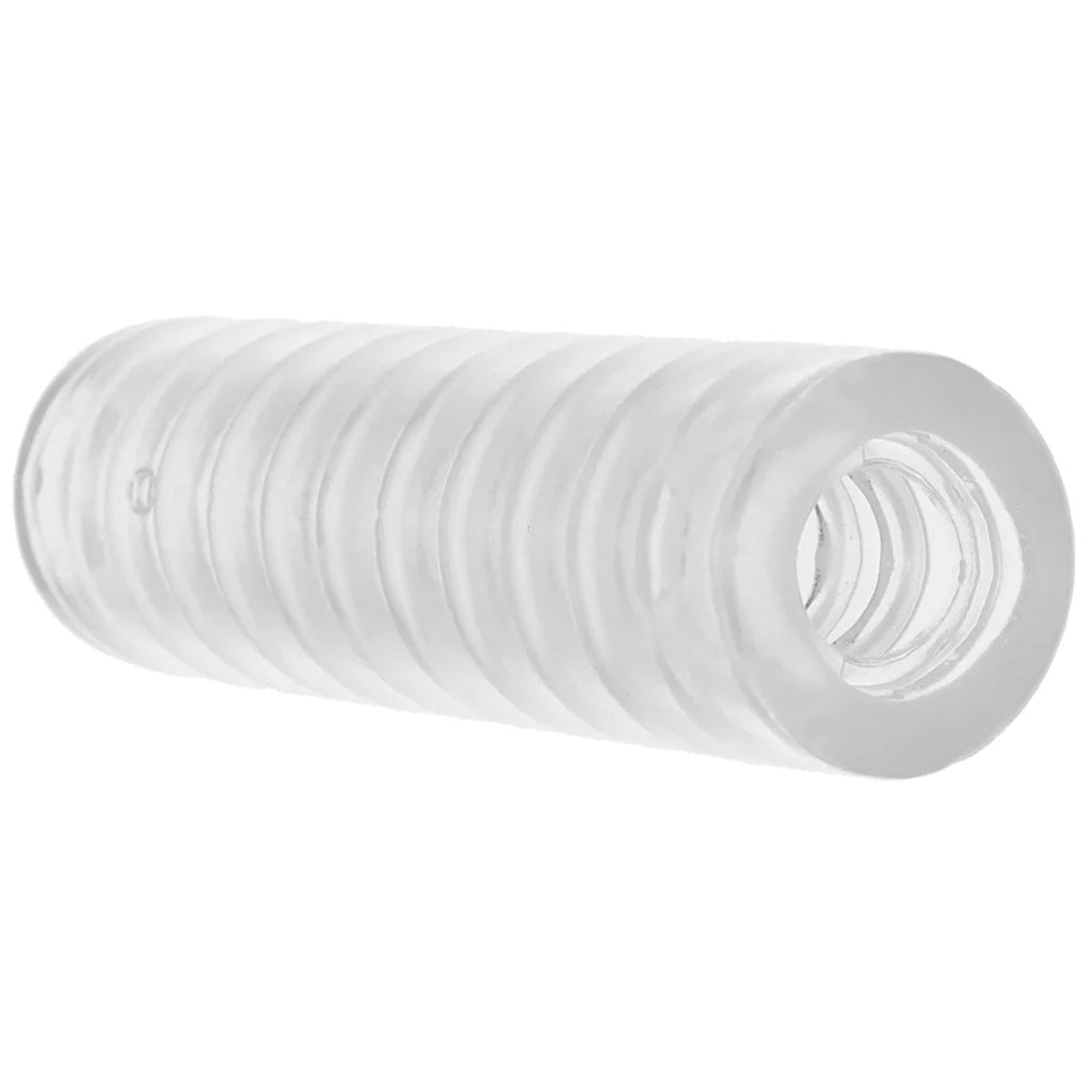 Rize Ribz Self Lubricating Stroker in Glow in the Dark Male Masturbators > Pocket Strokers