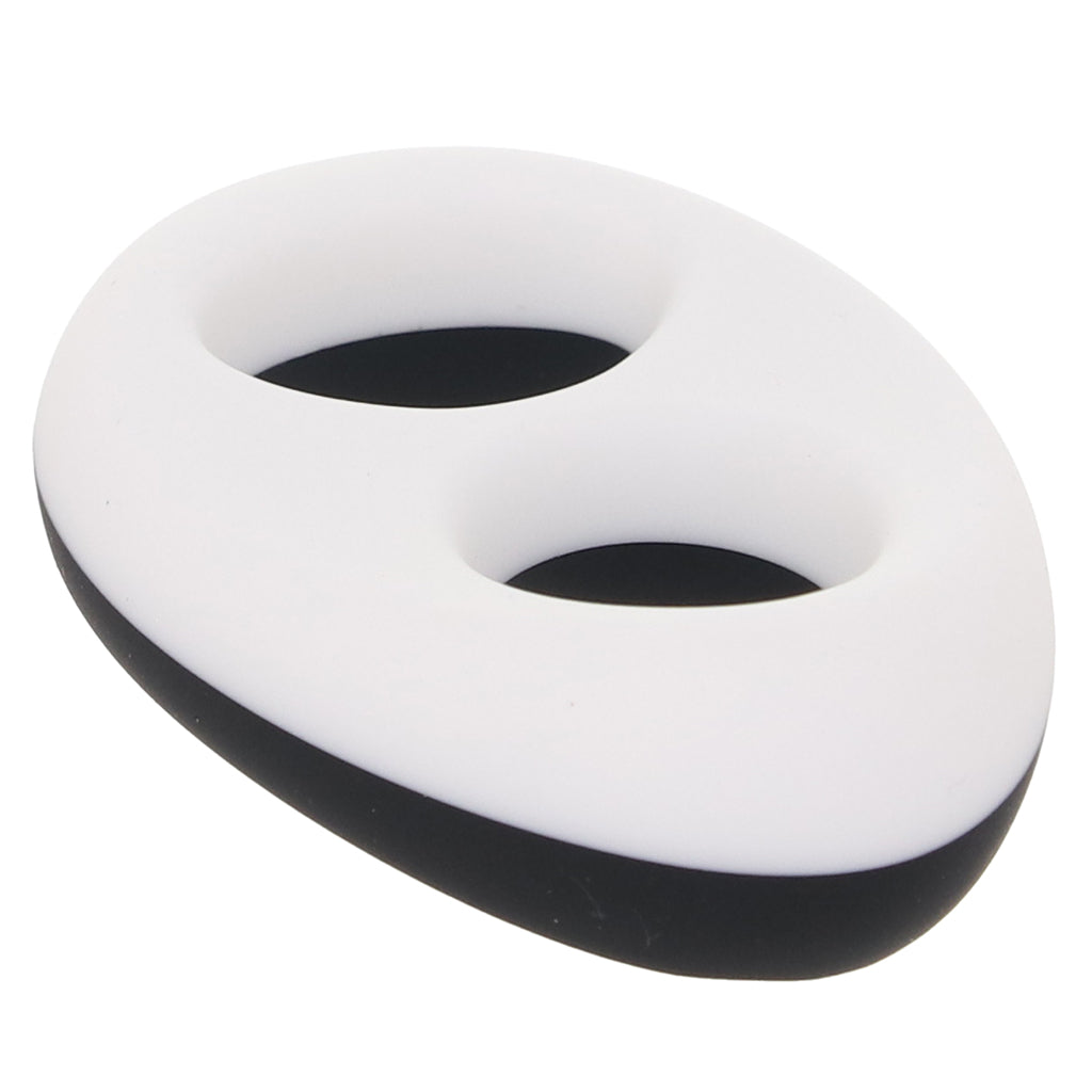 Rock Solid The Code C-Ring and Bandana Set in White Cock Rings