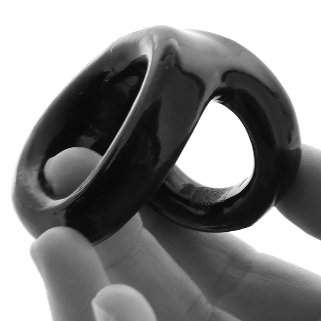 Colt Snug Tugger Dual Support Ring in Black Cock Rings