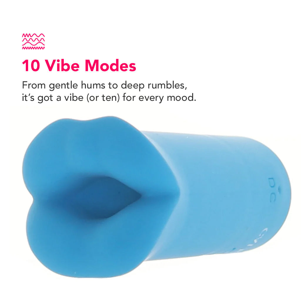 Kyst Lips Mini Vibe in Blue Vibrators > Clitoral Stimulators