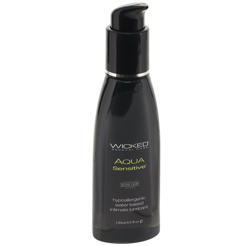 Aqua Sensitive Hypoallergenic Lube 4oz/120ml Lubes and Lotions > Water Based Sex Lubes