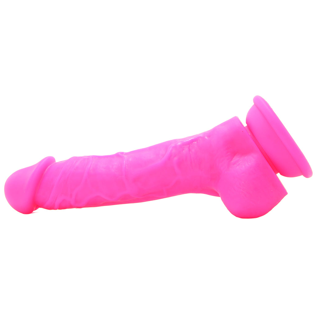 Colours 7 Inch Firm Silicone Dildo in Pink Dildo Sex Toys > Realistic Dildos