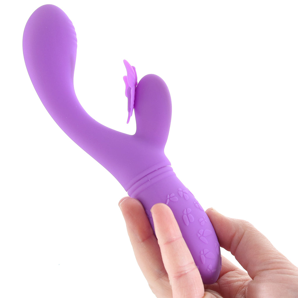 Butterfly Kiss Rechargeable Flutter Vibe in Purple Vibrators > Rabbit Vibrators