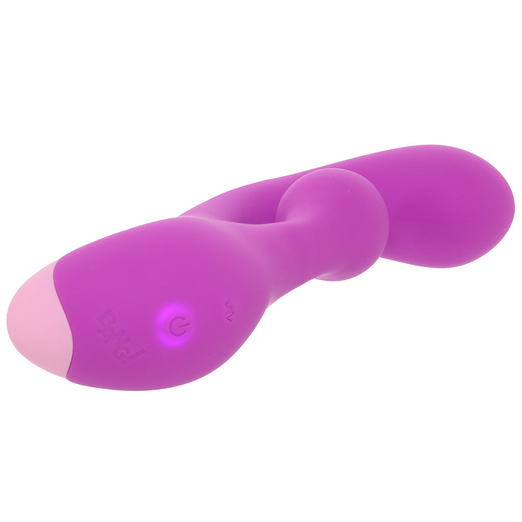 Bang! Gyro Silicone Rabbit Vibe in Purple Vibrators > Rabbit Vibrators