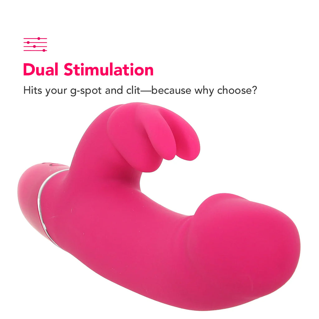 PinkCherry Warming Realistic Rabbit Vibe in Pink Vibrators > Rabbit Vibrators