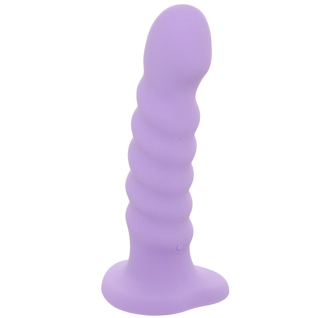 Colours 6 Inch Ribbed Remote Vibe in Purple Vibrators > G-Spot Vibrators