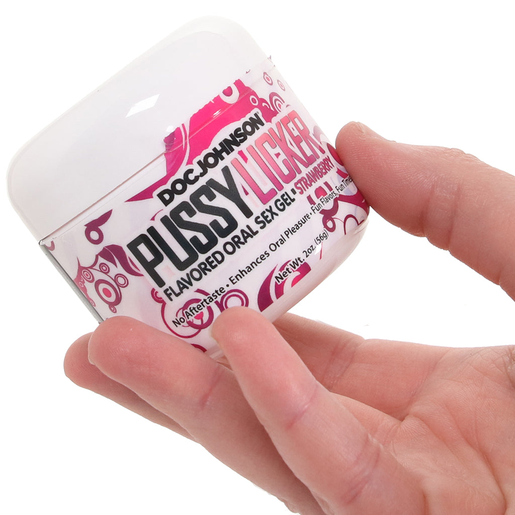Pussy Licker Strawberry Oral Sex Gel in 2oz/56.6g Lubes and Lotions > Flavored Sex Lubes