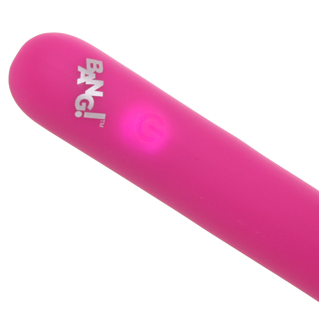 Bang! Flexible Silicone G-Spot Vibe in Pink Vibrators > G-Spot Vibrators