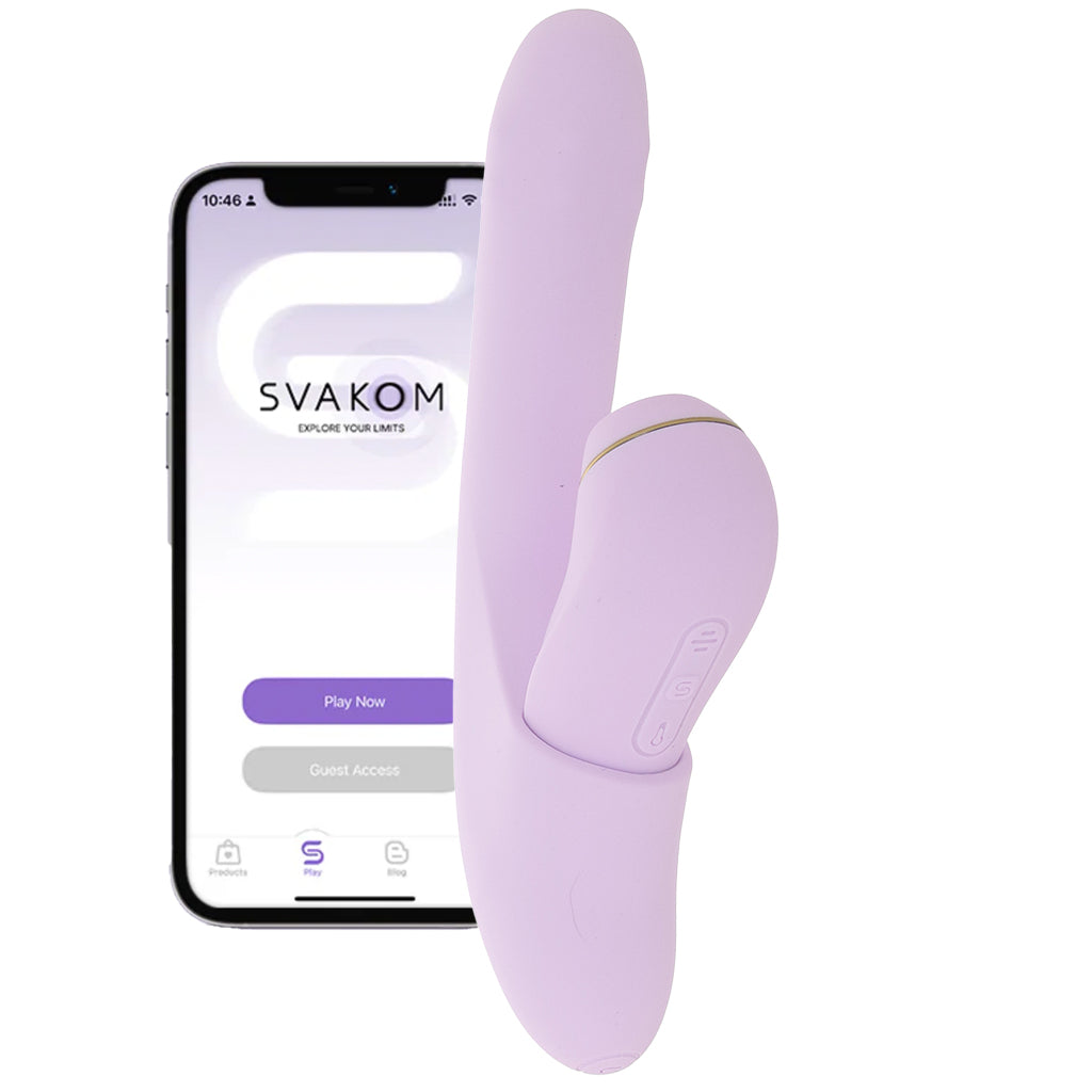 DuoGlow Thrusting Beaded Vibe with Pulsing Stimulator Vibrators > G-Spot Vibrators