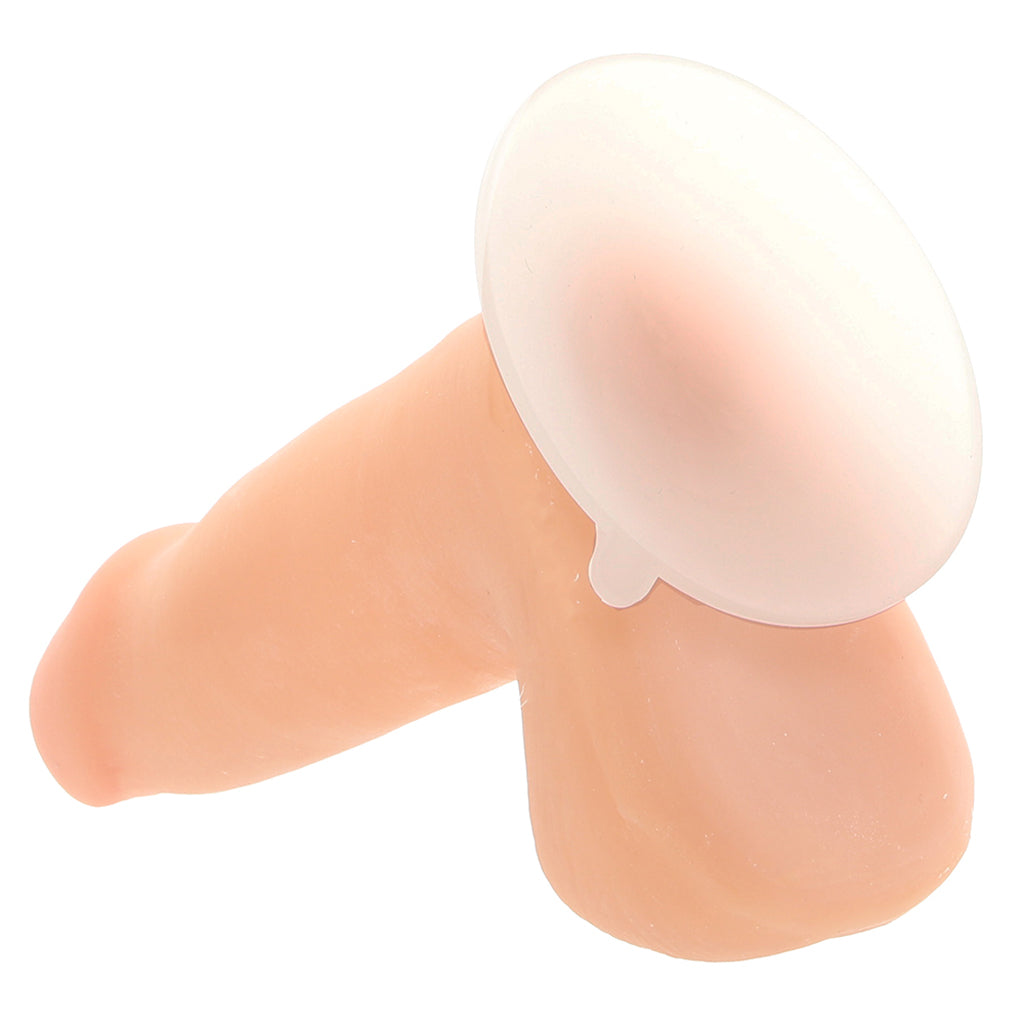 The Realistic 5 Inch Cock with Balls in Vanilla Dildo Sex Toys > Realistic Dildos