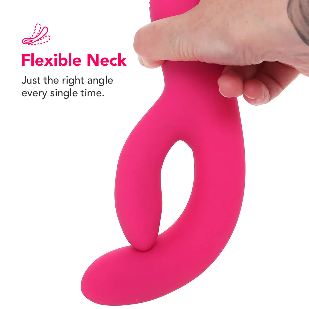 PinkCherry G-Spot Slim Rabbit Vibe in Pink Vibrators > Rabbit Vibrators