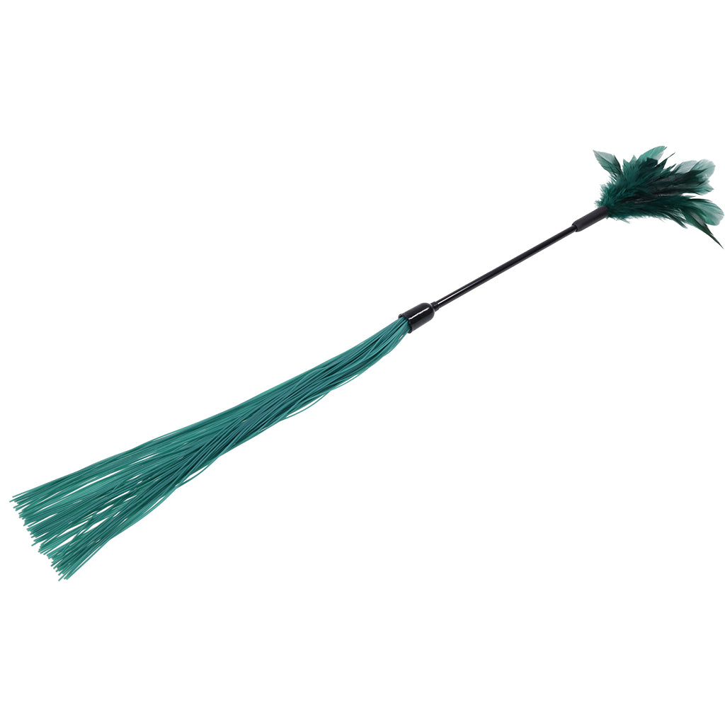 Sex & Mischief Indica Feather and Silicone Tickler Bondage and Fetish > Whips and Crops