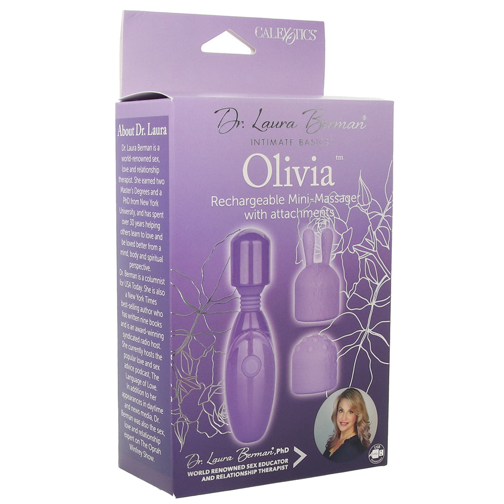 Dr. Berman Olivia Mini Massager with Attachments Vibrators > Pocket Rockets