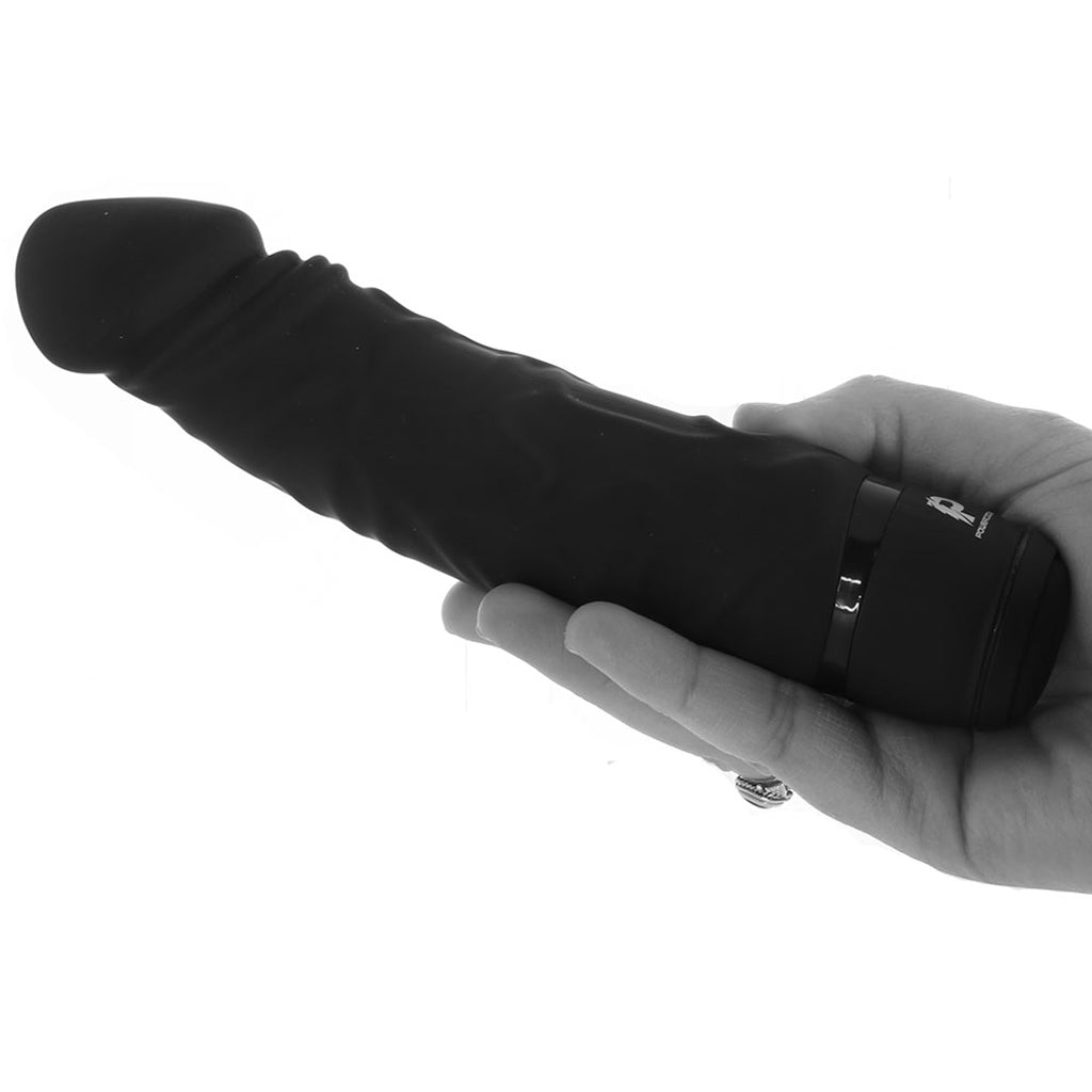 PowerCock 6.5 Inch Realistic Vibe in Black Vibrators > Realistic Vibrator Dildos