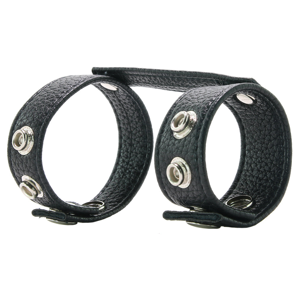 Blue Line Duo Snap Cock and Ball Ring Bondage and Fetish > Cock and Ball Devices