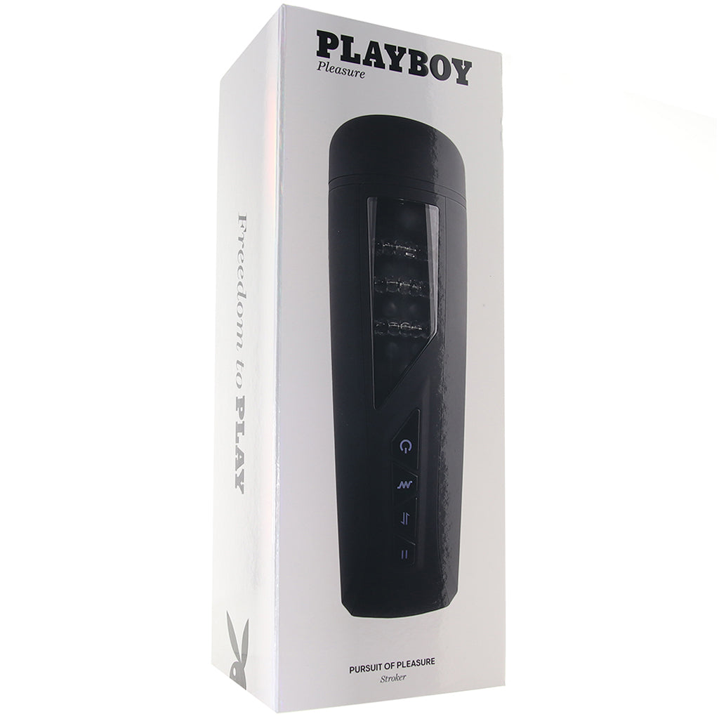 Playboy Pursuit Of Pleasure Vibrating Stroker Male Masturbators > Auto Strokers