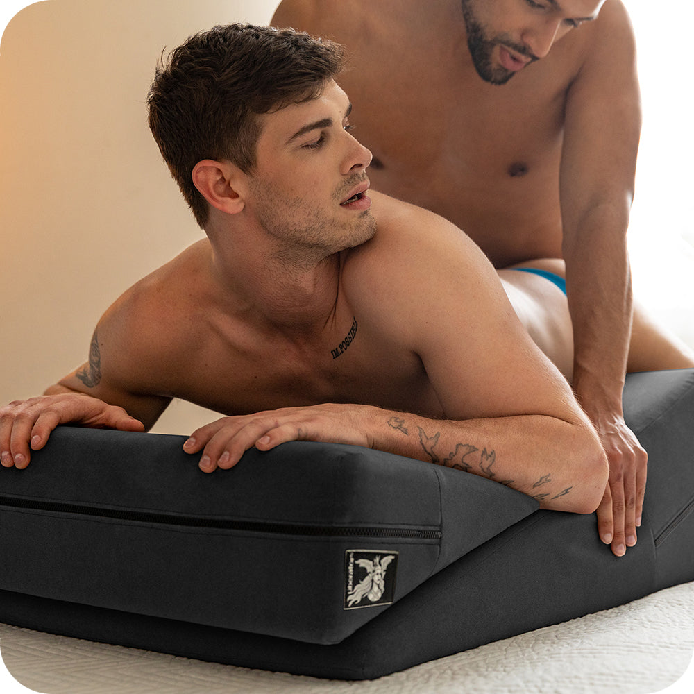 Wedge Ramp Combo in Velvet Black Sex Furniture > Sex Machine