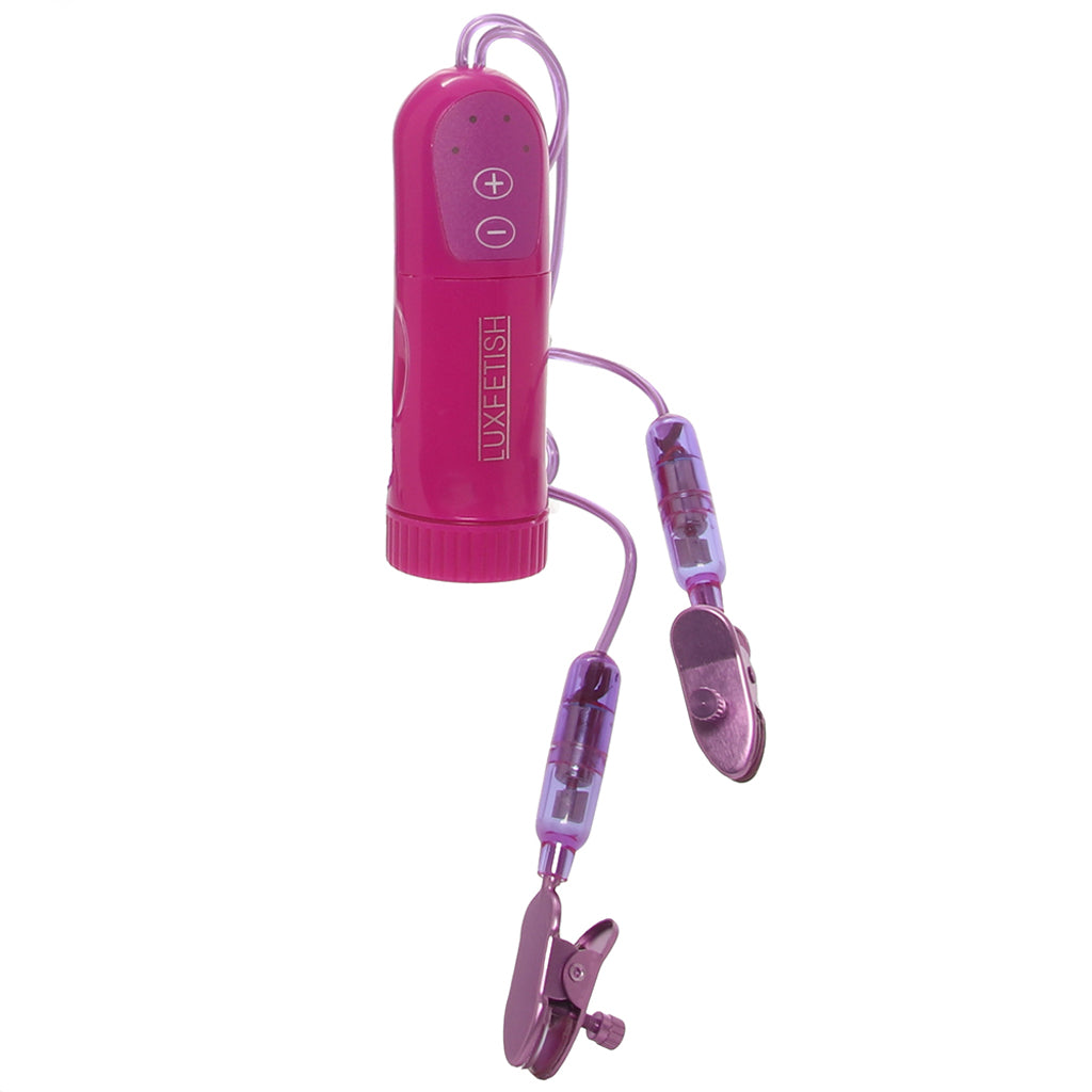 Remote Control Vibrating Nipple Clips Bondage and Fetish > Nipple Stimulators & Clamps