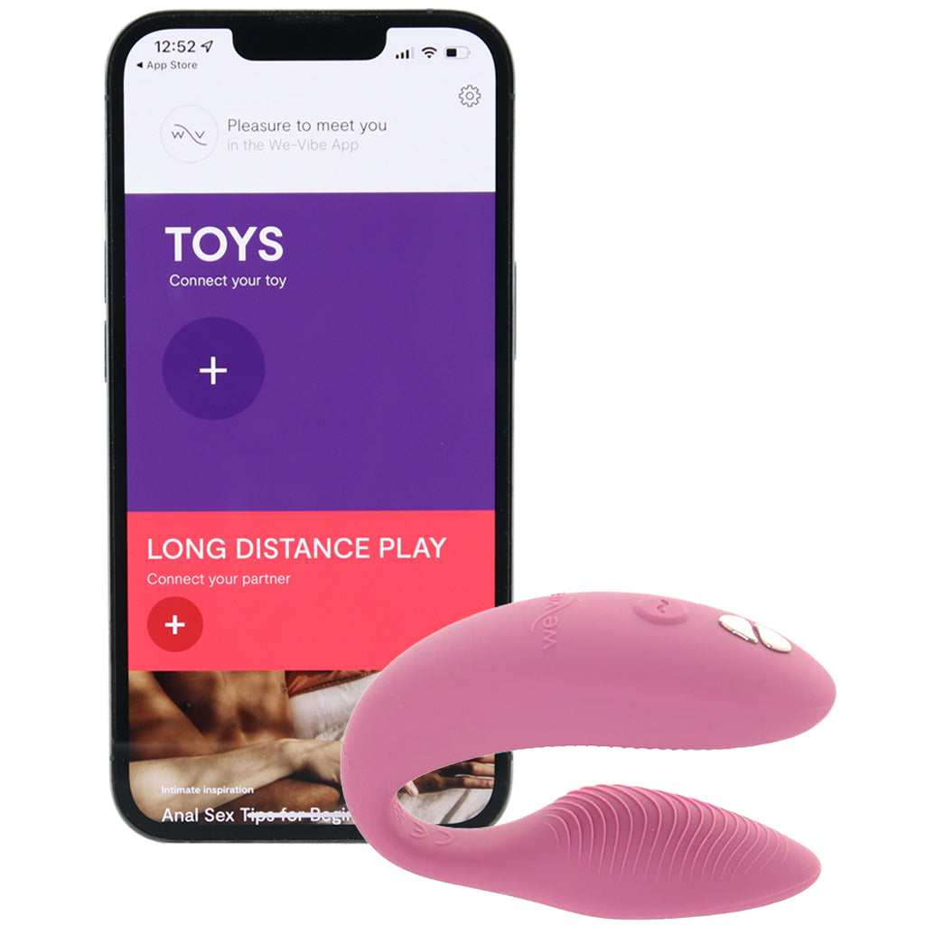 We-Vibe Sync 2 Couple's Vibe in Rose Vibrators > G-Spot Vibrators
