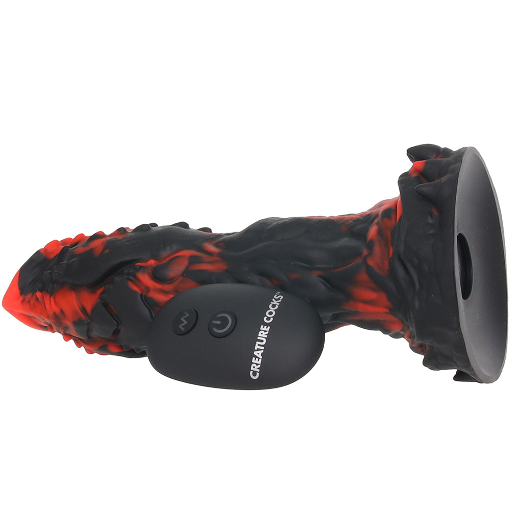 Creature Cocks Inferno Cock Vibrating Silicone Dildo Dildo Sex Toys > Fantasy Dildos