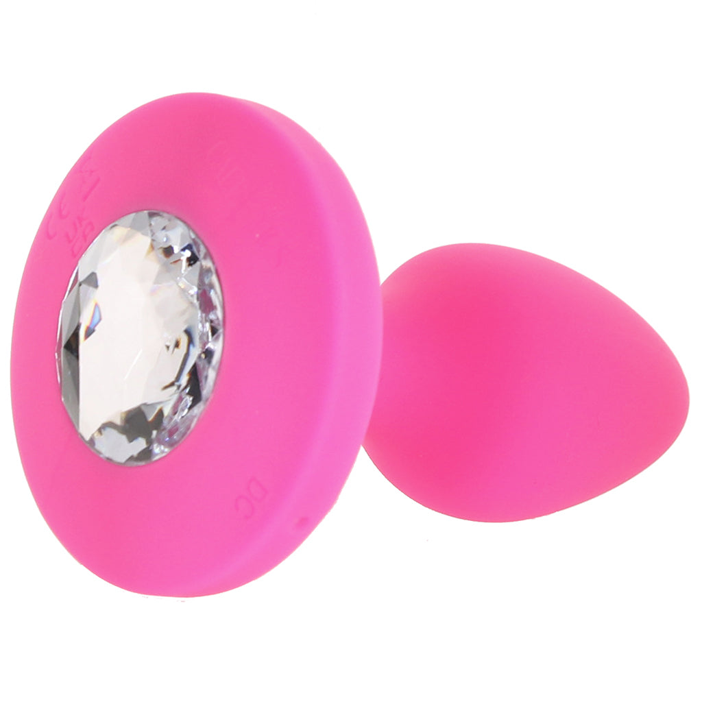 Cheeky Gems Medium Vibrating Probe in Pink Anal Sex Toys > Butt Plugs