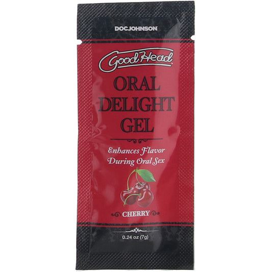 GoodHead Oral Delight Gel .24oz in Cherry Lubes and Lotions > Sexual Stimulants
