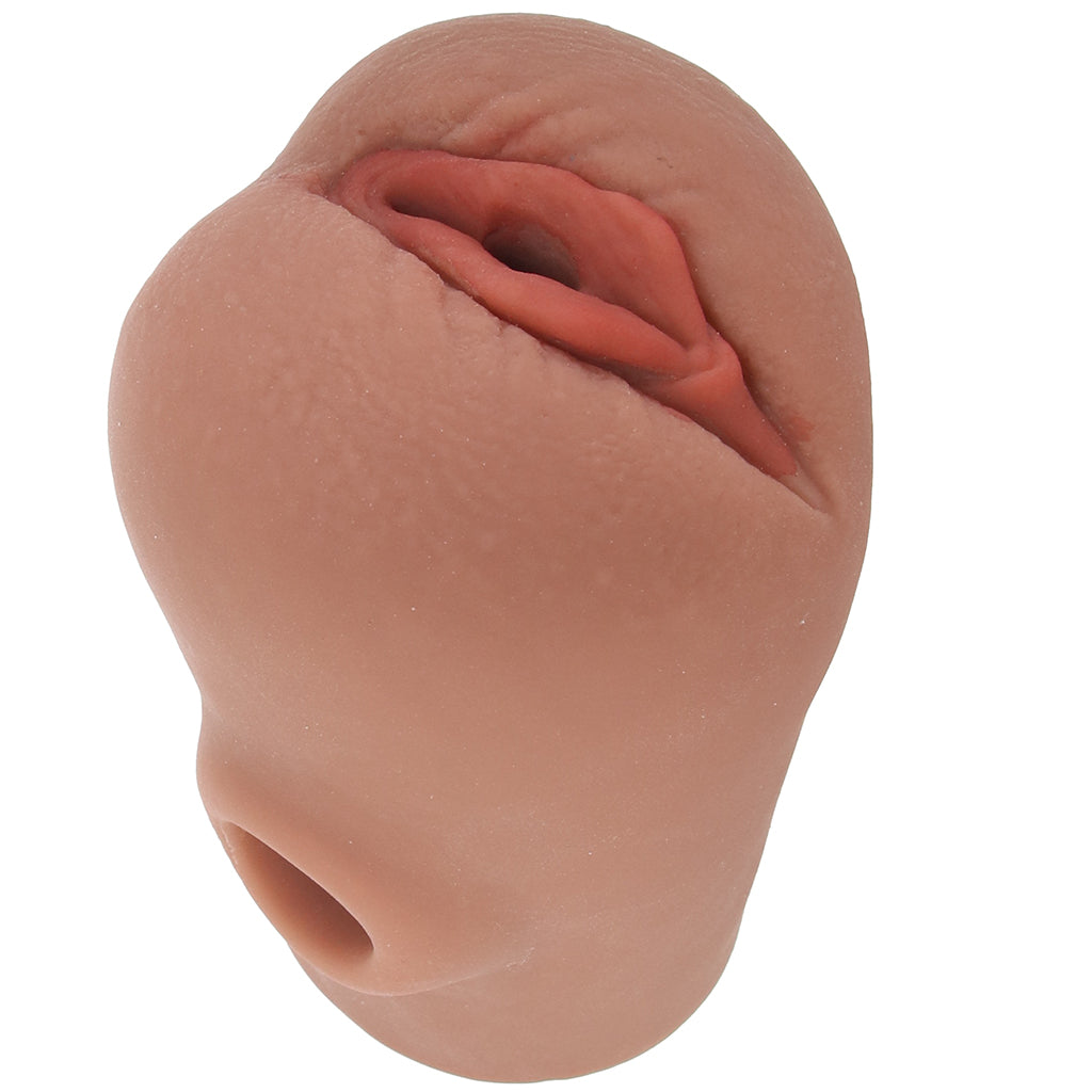 PDX Pussy Pounder Squeeze Stroker in Brown Male Masturbators > Pocket Strokers