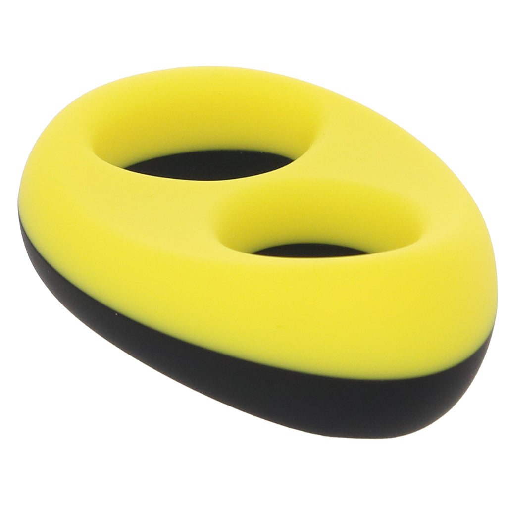 Rock Solid The Code C-Ring and Bandana Set in Yellow Cock Rings