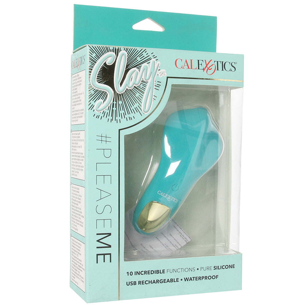 Slay Pleaser Clitoral Stimulator in Teal Vibrators > Clitoral Stimulators