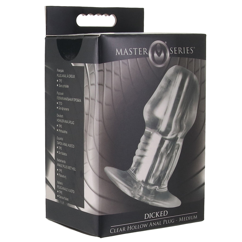 Master Series Dicked Hollow Anal Plug in Medium Anal Sex Toys > Butt Plugs
