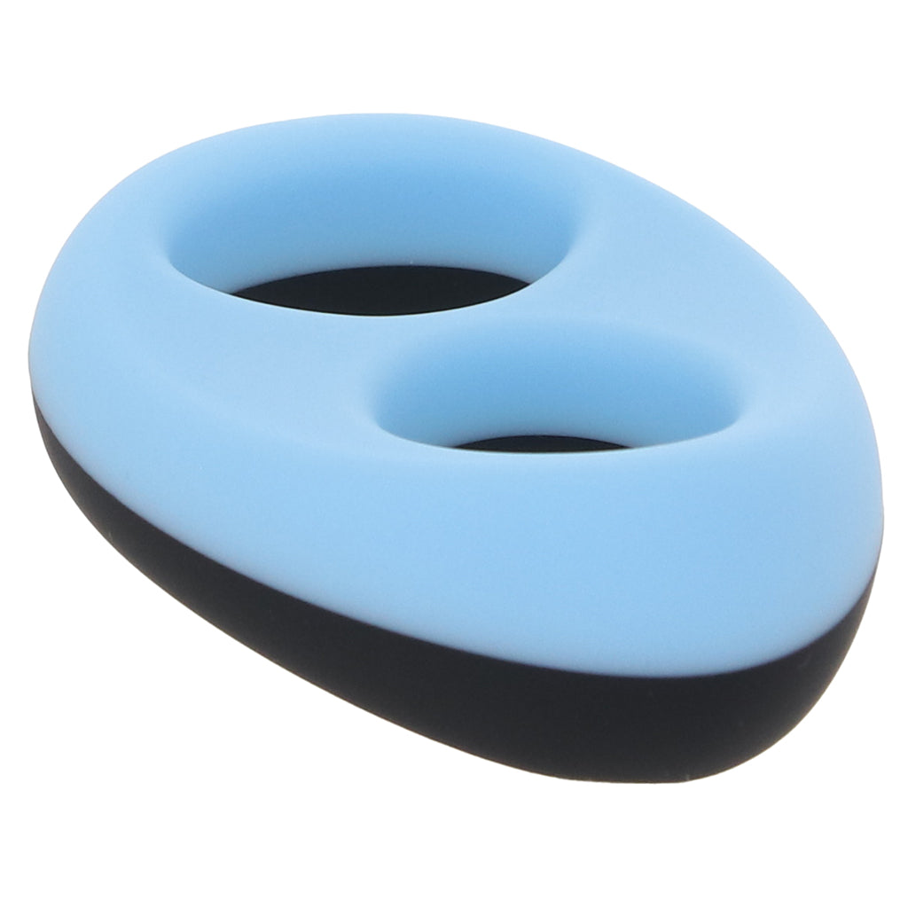 Rock Solid The Code C-Ring and Bandana Set in Light Blue Cock Rings
