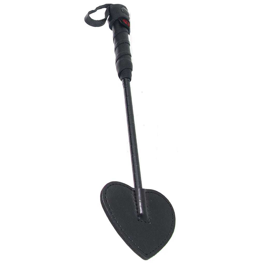 Leather Mini Spade Paddle in Black Bondage and Fetish > Whips and Crops