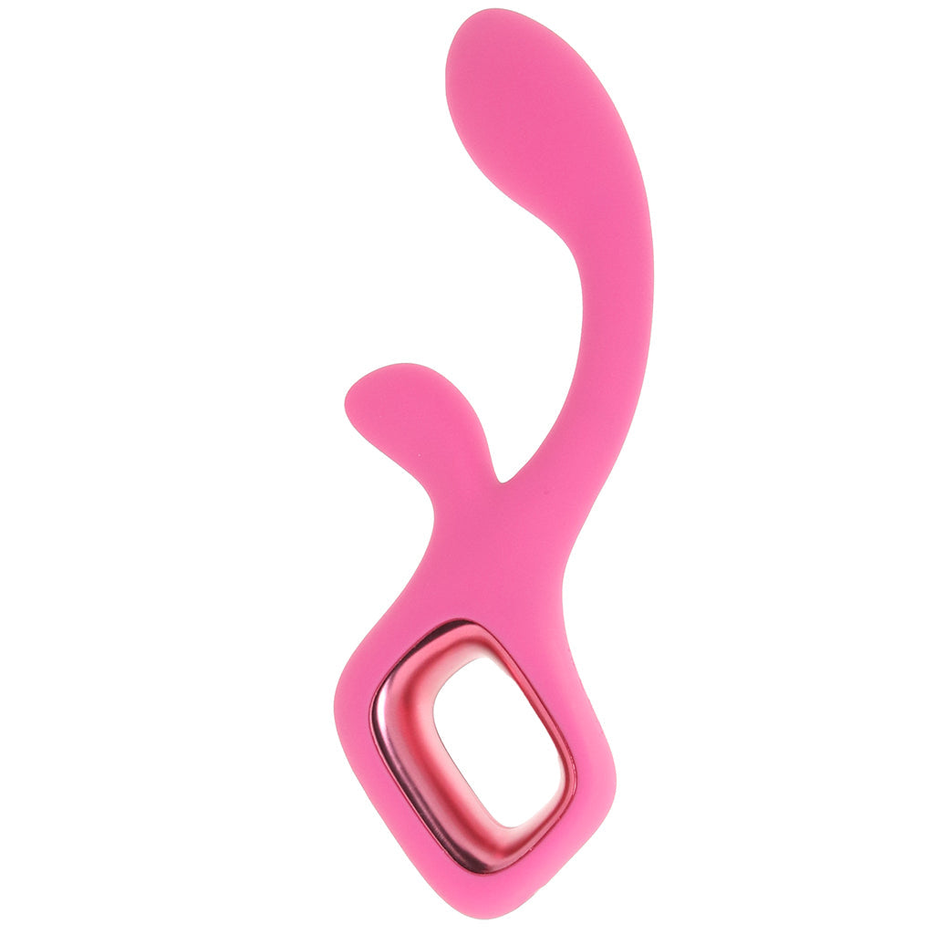 Pretty in Pink Velvet G-Spot Rabbit Vibe Vibrators > Rabbit Vibrators
