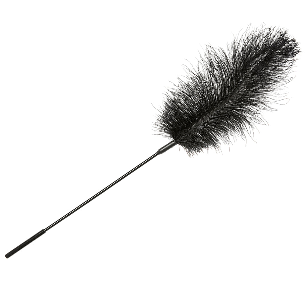 Ostrich Feather Body Tickler in Black Bondage and Fetish > Tools & Accessories