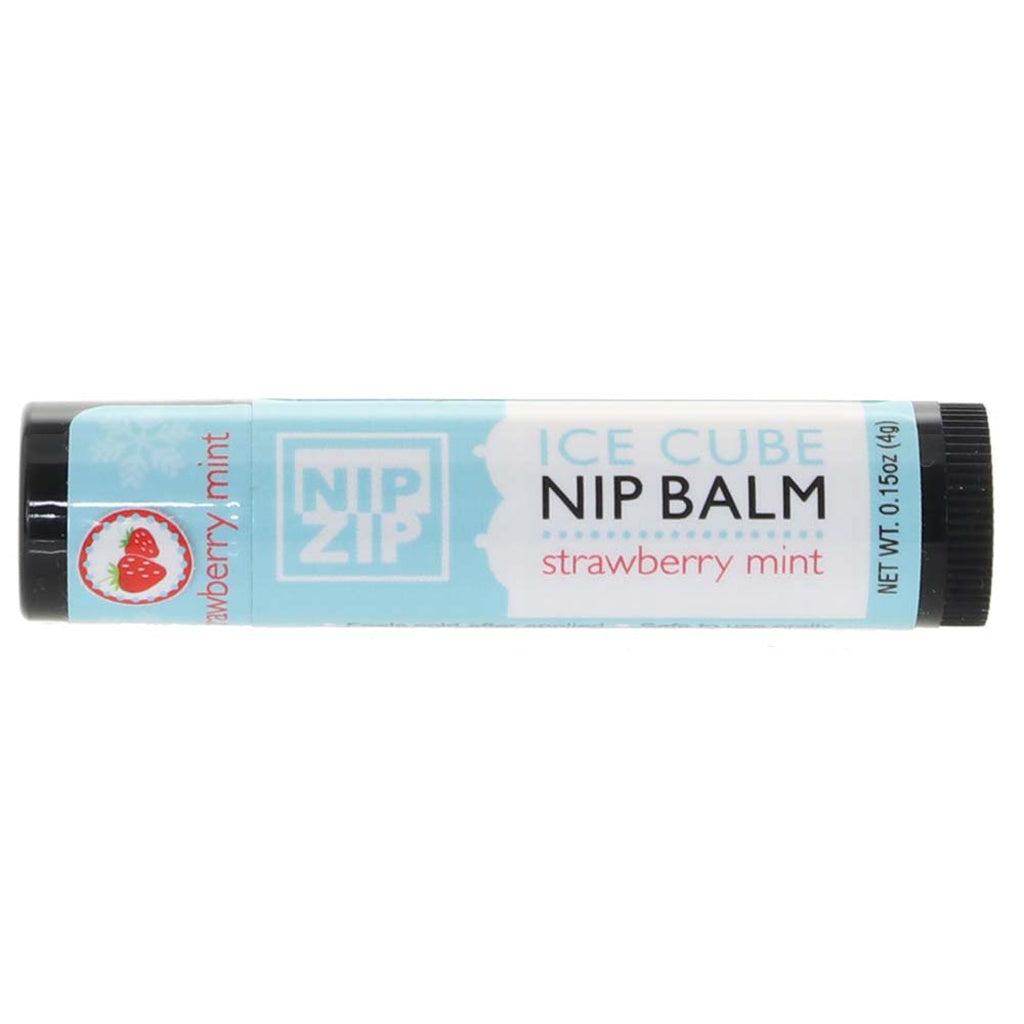 Nip Zip Ice Cube Nip Balm in Strawberry Mint Lubes and Lotions > Sexual Stimulants