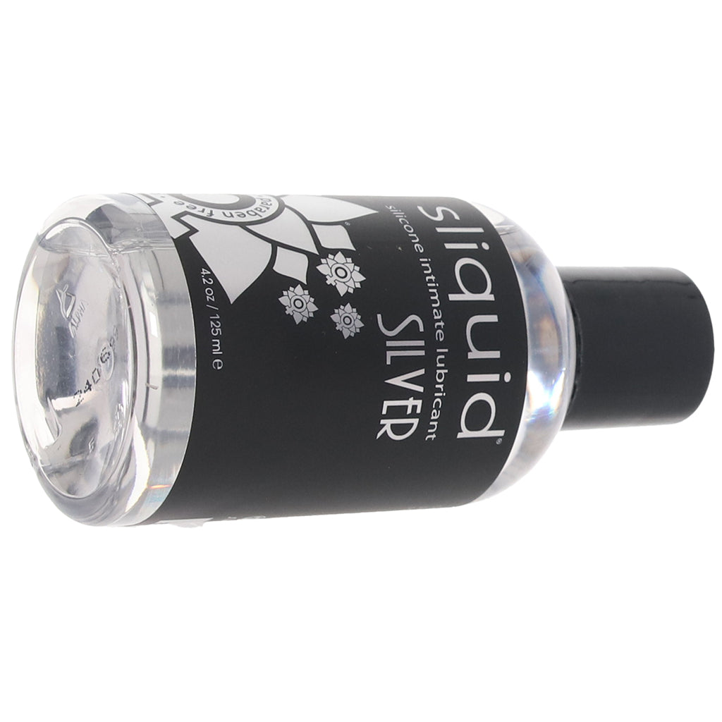 Silver Silicone Intimate Lubricant in 4.2oz/125ml Lubes and Lotions > Silicone Based Sex Lubes
