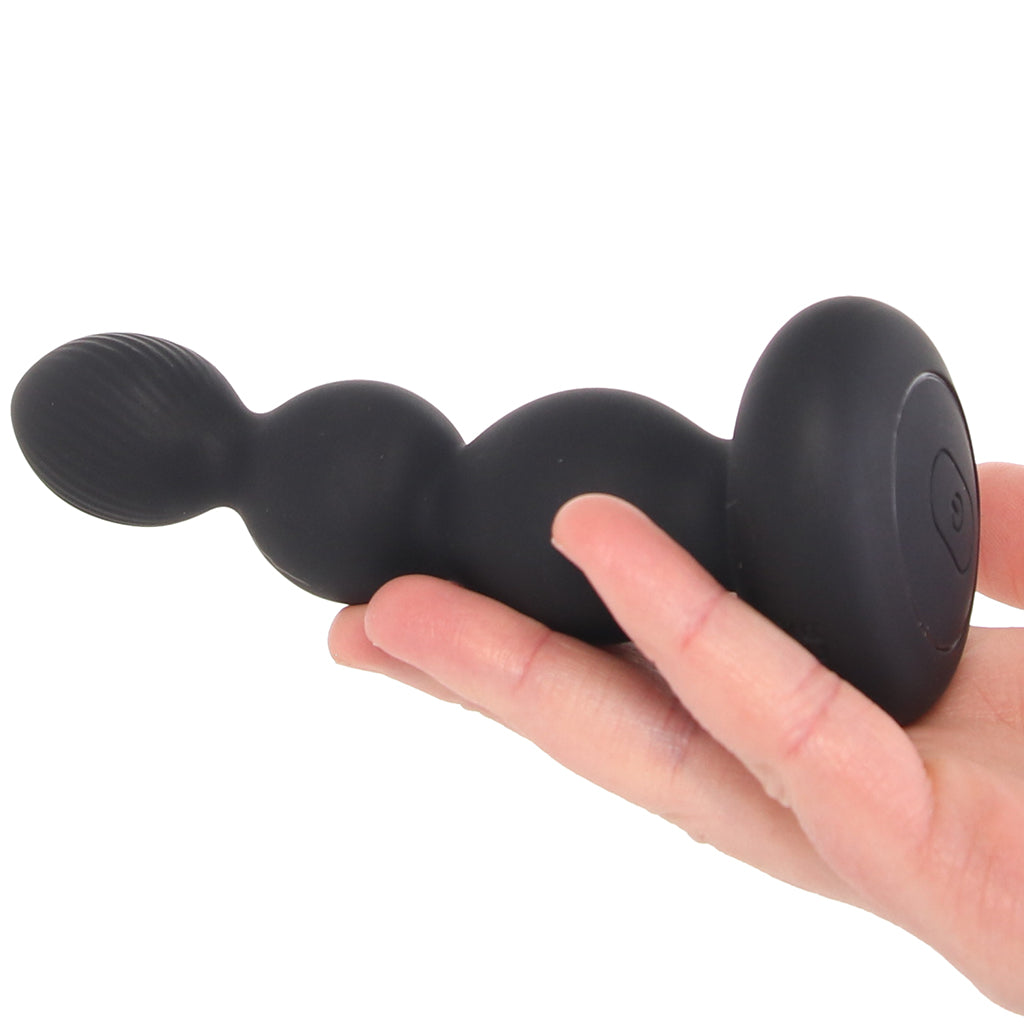Renegade Valor Gyrating & Vibrating Beaded Plug Anal Sex Toys > Butt Plugs
