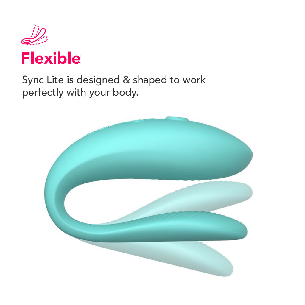 We-Vibe Sync Lite Couple's Vibe in Aqua Vibrators > G-Spot Vibrators
