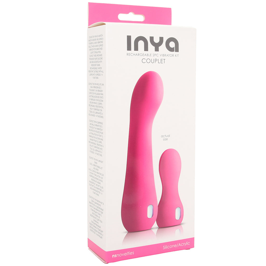 Inya Couplet 2 Piece Vibe Kit Vibrators > G-Spot Vibrators
