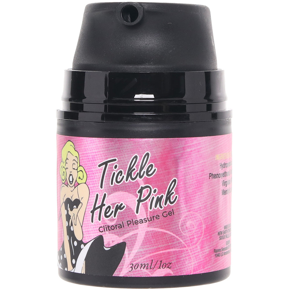 Tickle Her Pink Clitoral Pleasure Gel Pump in 1oz/30ml Lubes and Lotions > Sexual Stimulants