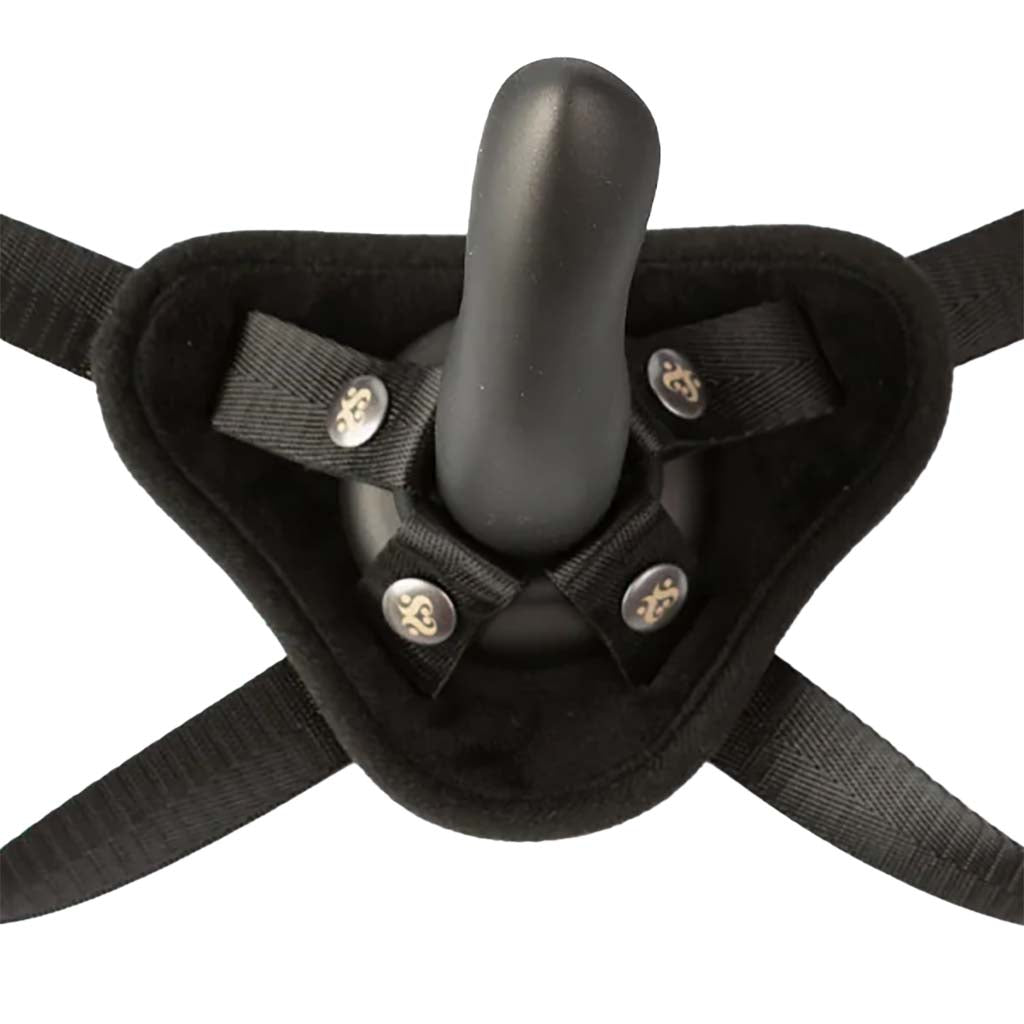 Sei Mio Cocked and Loaded Strap-On with Posable Dildo Dildo Sex Toys > Strap-On and Harnesses