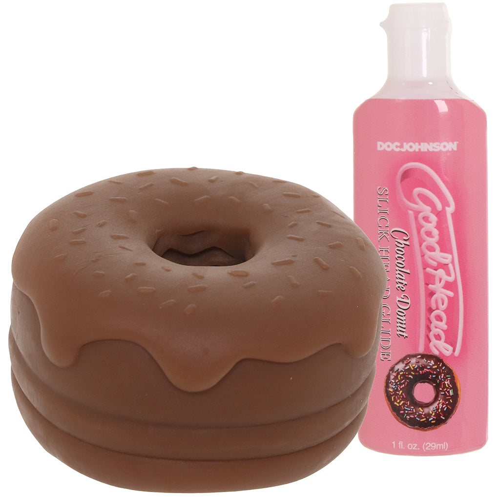 GoodHead Chocolate Donut Blowjob Set Male Masturbators > Discreet Masturbators