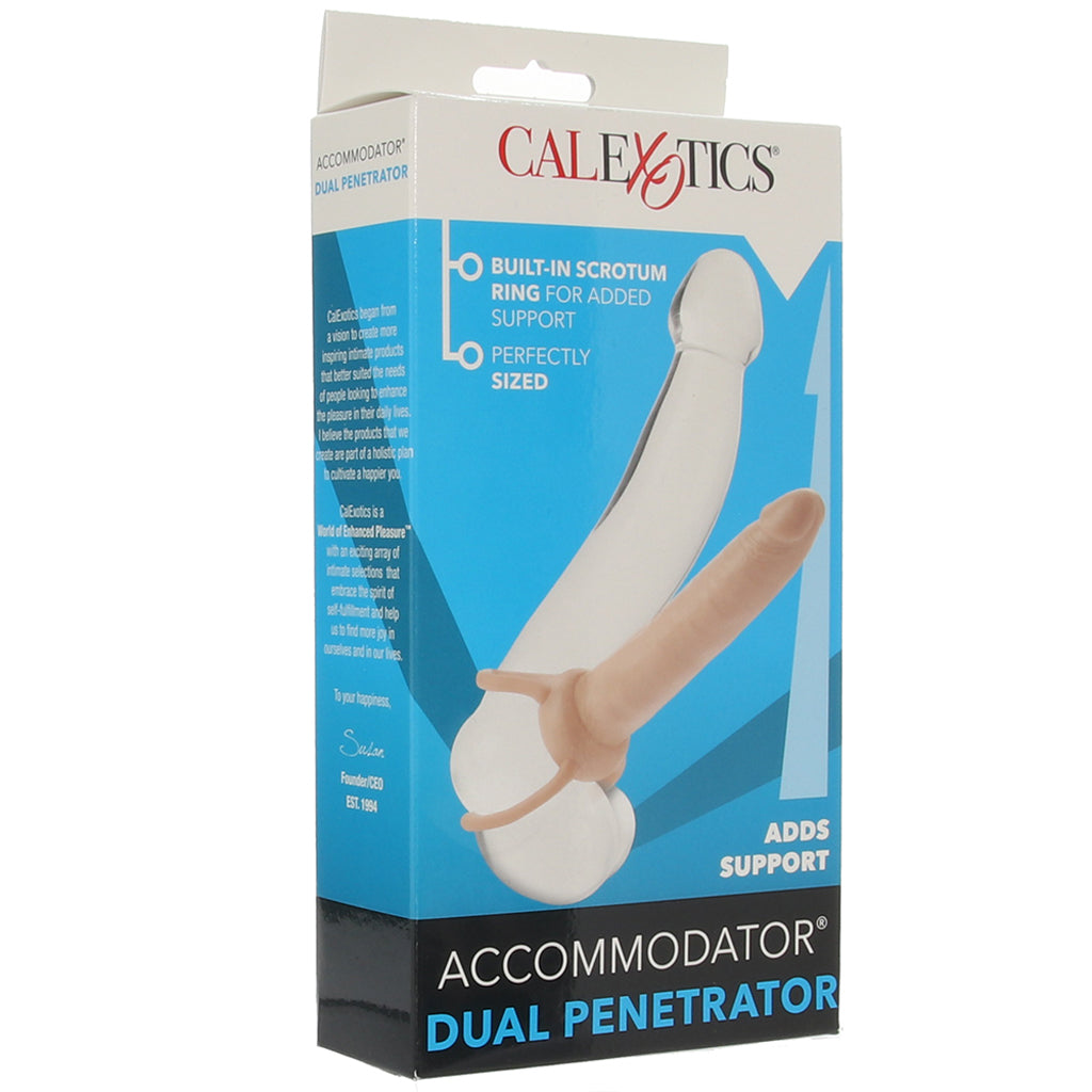 Accommodator Dual Penetrator in Ivory Dildo Sex Toys > Anal Dildos