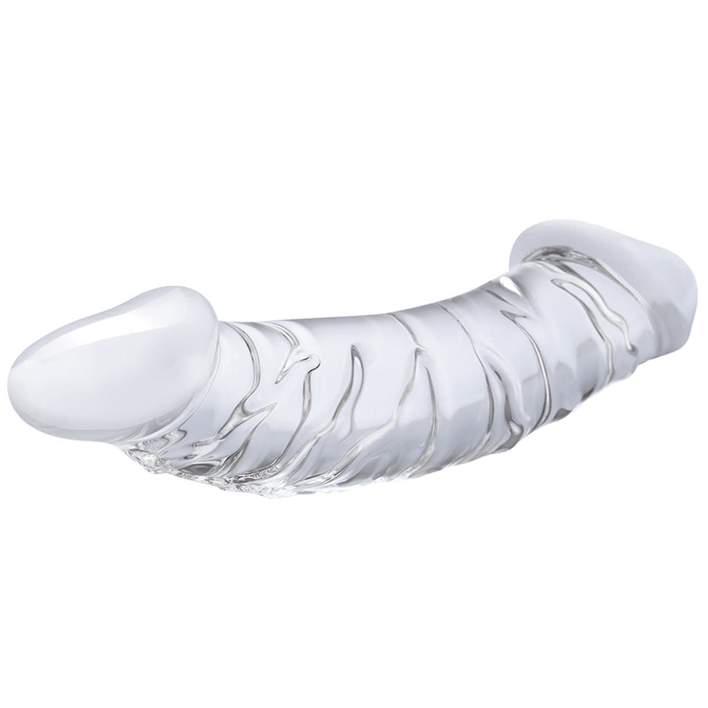 gläs 10.5 Inch Girthy Realistic Double Ended Dildo Dildo Sex Toys > G-Spot Dildos