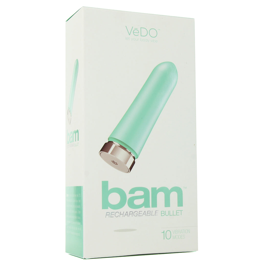 Bam Rechargeable 10X Bullet Vibe in Tease Me Turquoise Vibrators > Bullet and Egg Vibrators