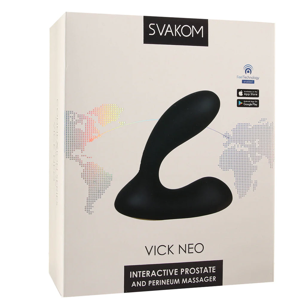 Vick Neo Prostate and Perineum Massager in Black Anal Sex Toys > Prostate Massagers