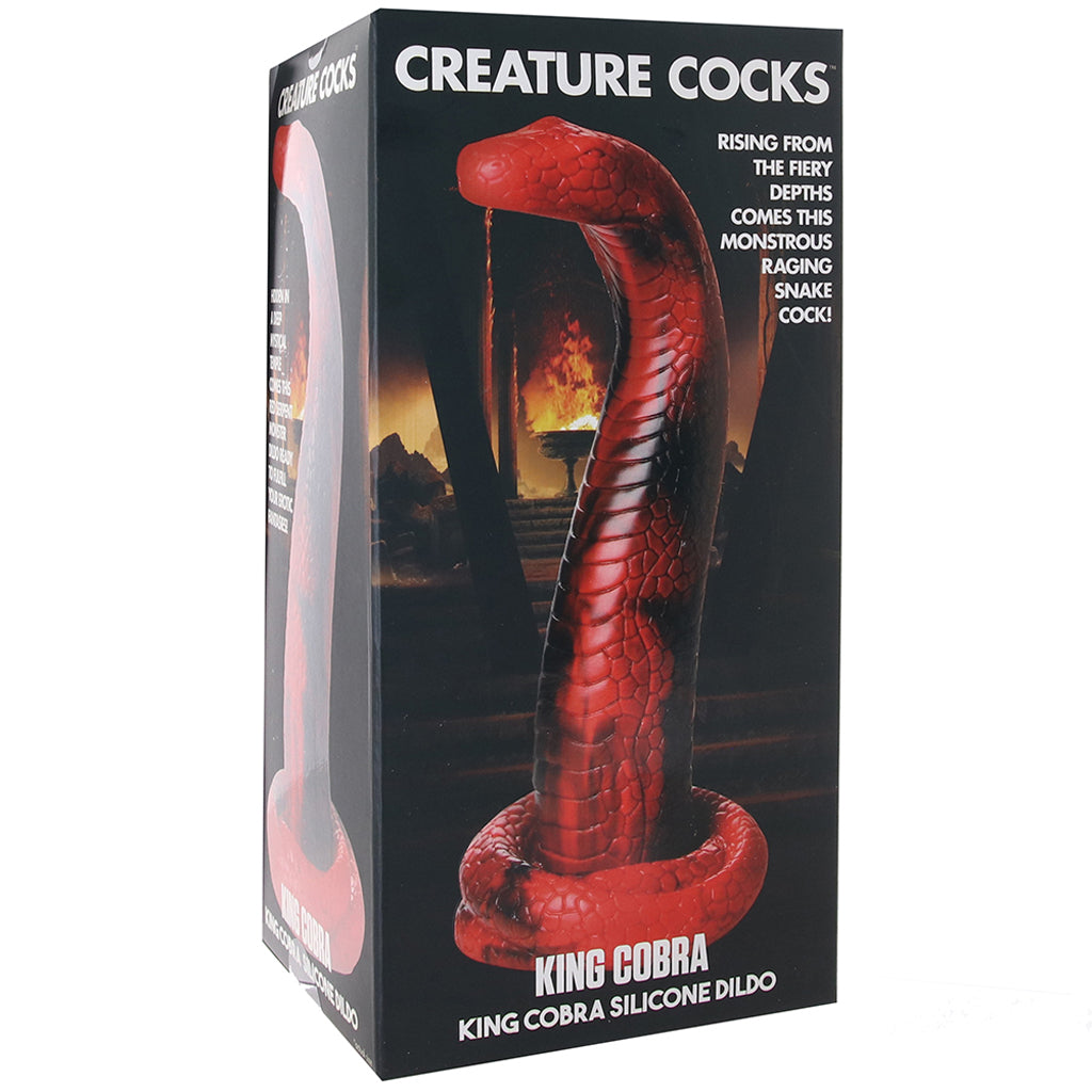Creature Cocks King Cobra Silicone Dildo Dildo Sex Toys > Non-Phallic Dildos