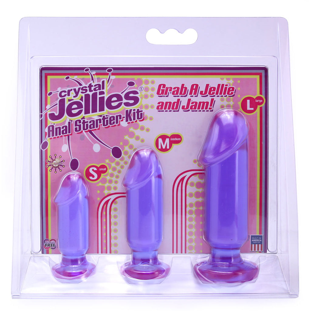 Crystal Jellies Anal Starter Kit in Purple Anal Sex Toys > Anal Starter Toys