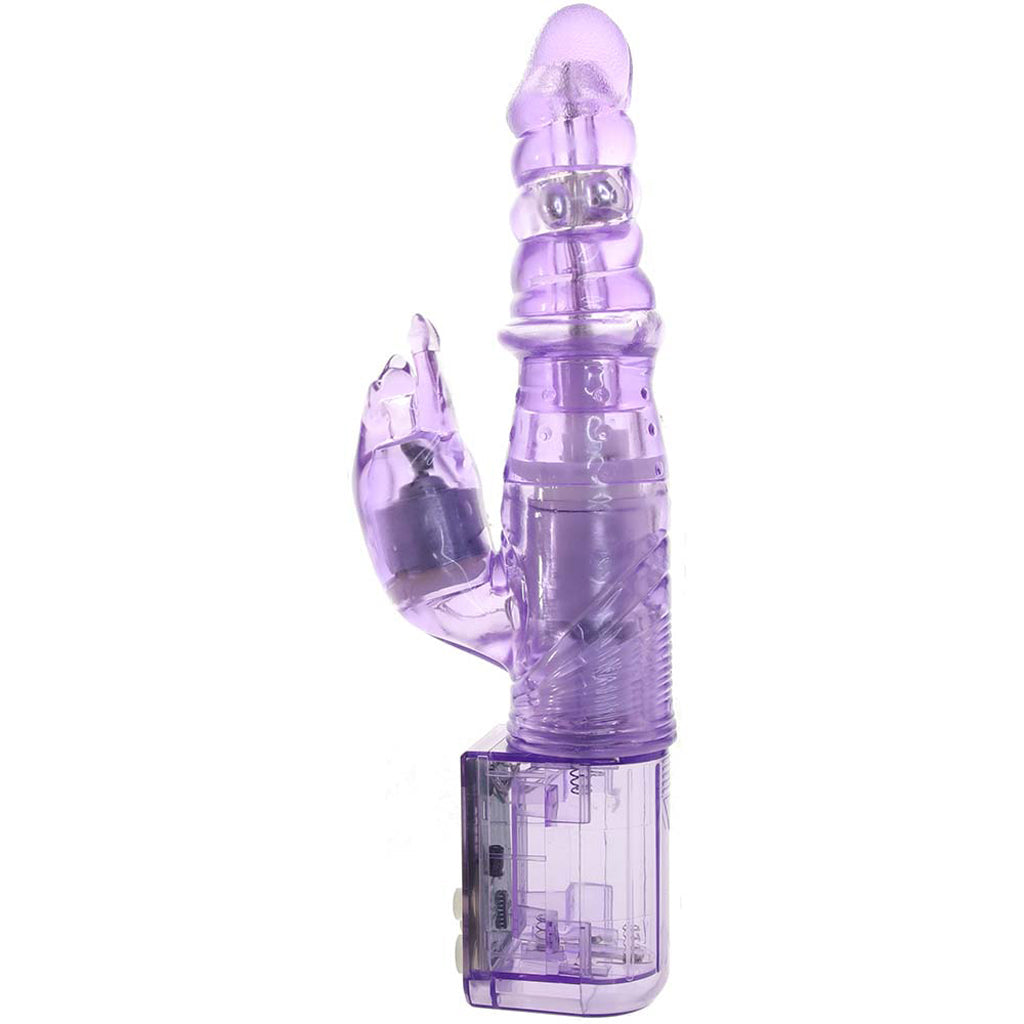 Purring Thrusting Panther Vibe in Purple Vibrators > Rabbit Vibrators