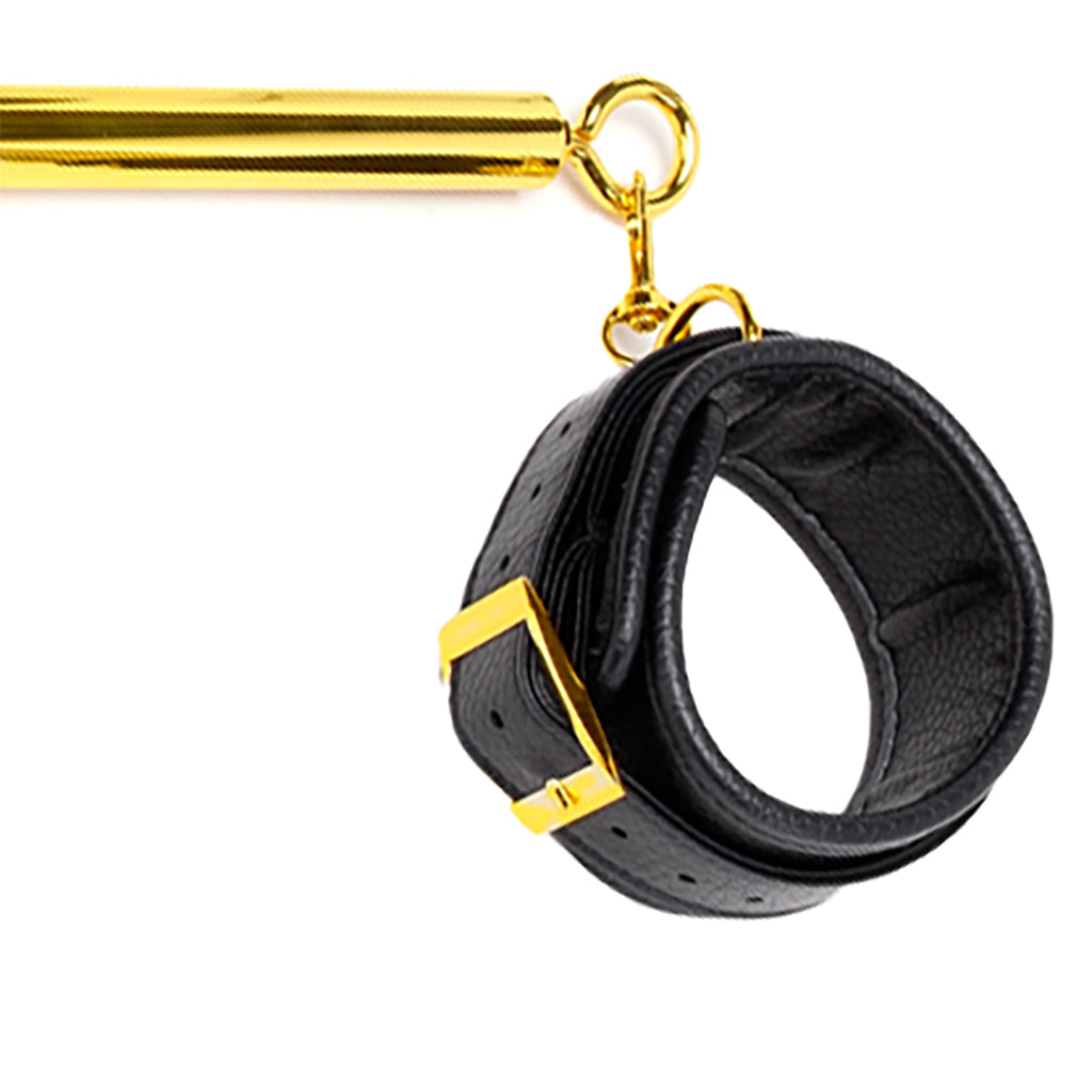 Expandable Spreader Bar Set in Gold Bondage and Fetish > Restraints